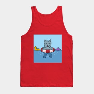 happy cat Tank Top